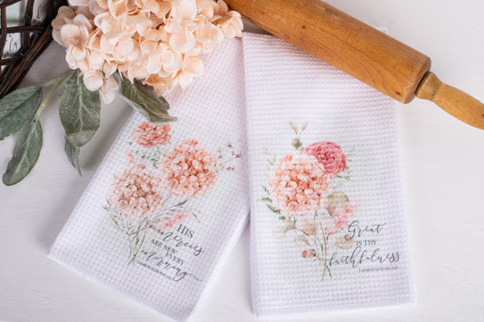 Spring Botanical Tea Towels