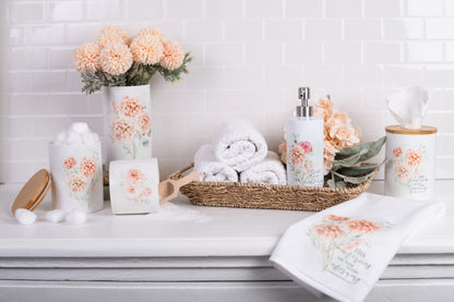 Spring Botanical Tissue Holder