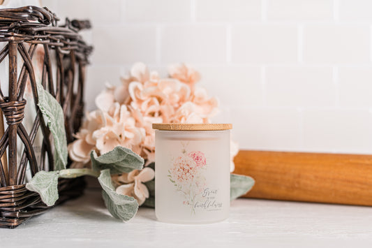 Spring Botanical Candle Jar