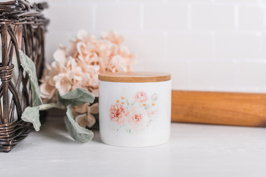 Spring Botanical Canister - Small