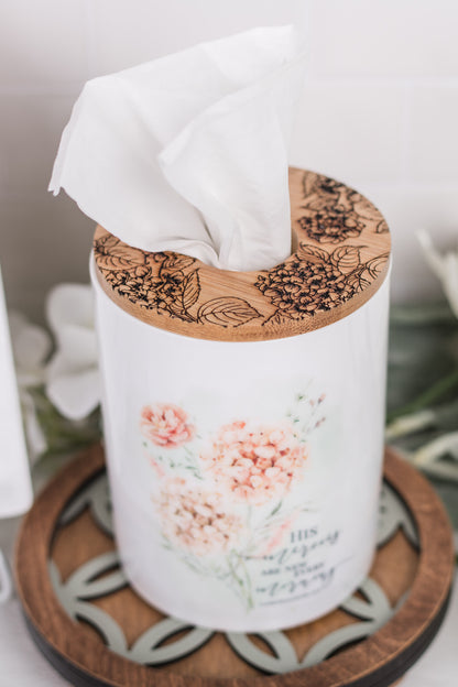 Spring Botanical Tissue Holder