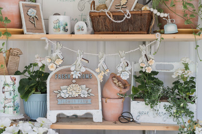 Fresh Blooms Floral Banner DIY Kit