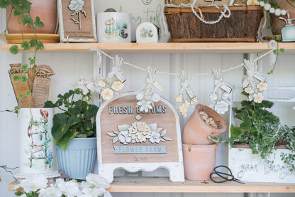 Fresh Blooms DIY Sign Board DIY Kit