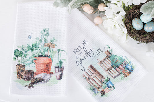 Country Garden Tea Towels
