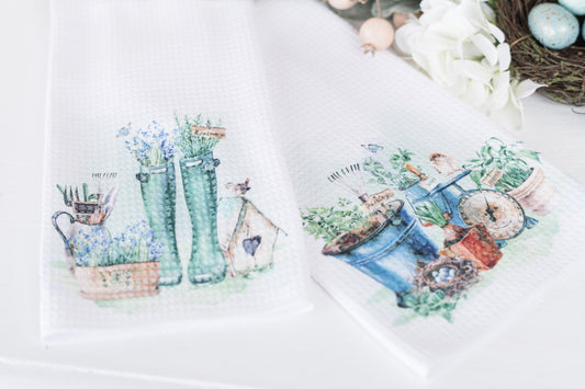 Country Garden Tea Towels