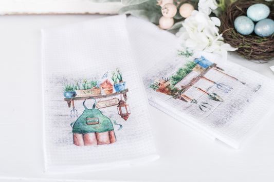 Country Garden Tea Towels