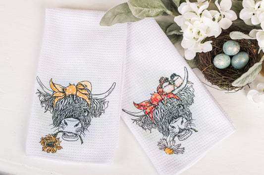 Whimsical Barnyard Tea Towels