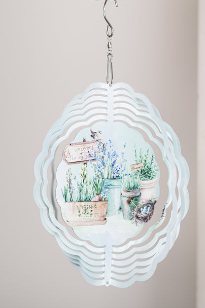Country Garden Wind Spinner