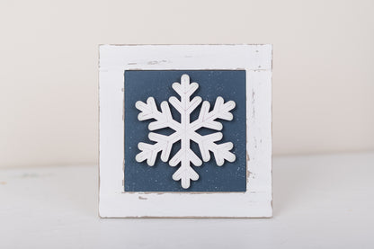 Winter DIY Interchangeable Square 4.25" Kit - Let it Snow