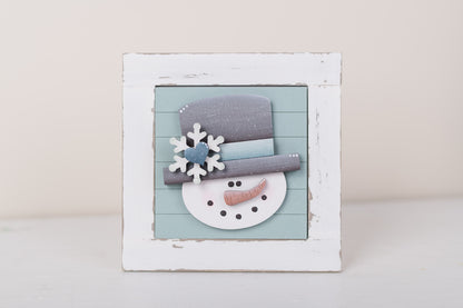 Winter DIY Interchangeable Square 4.25" Kit - Let it Snow