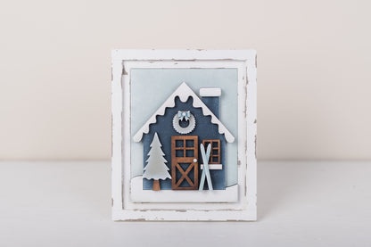 Winter Cabin DIY Sign Trio Kit - Interchangeable