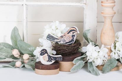 Brown Wooden Birds