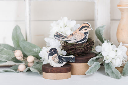 Brown Wooden Birds