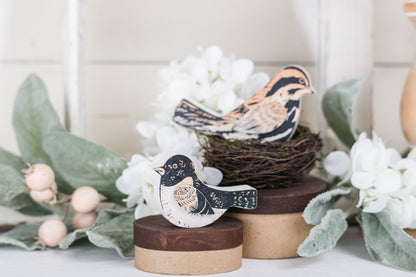 Brown Wooden Birds