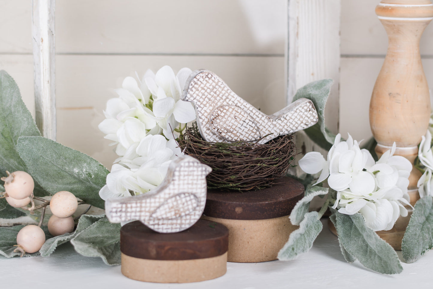 Textured Simple/Modern Wooden Birds