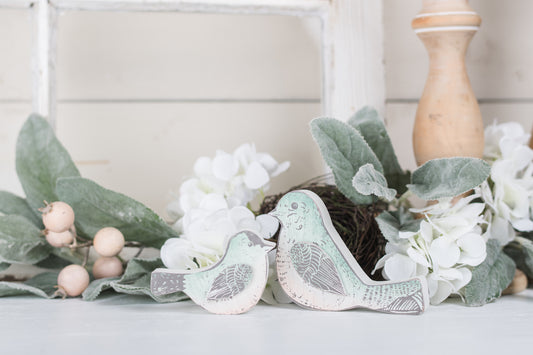 Eucalyptus Wooden Birds