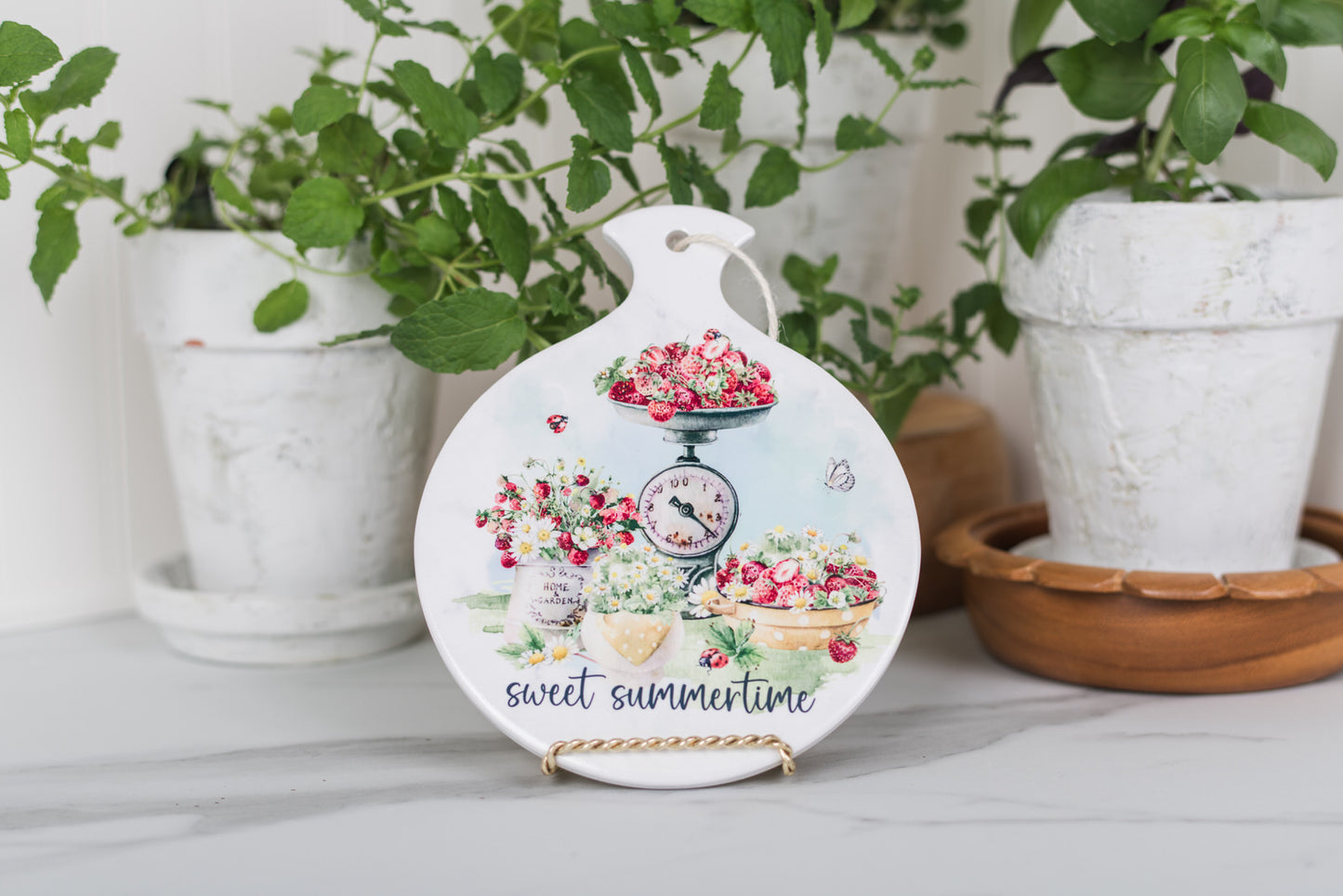 Strawberry Patch Spoon Rest