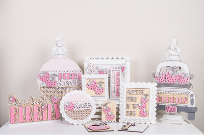 Strawberry Patch DIY Tiered Tray Kit