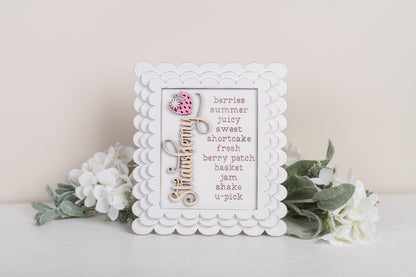 Strawberry Patch DIY Sign Trio Kit - Interchangeable