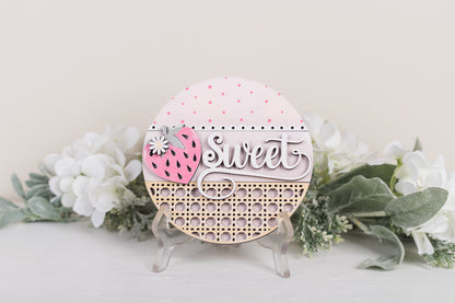 Strawberry Patch DIY Tiered Tray Kit