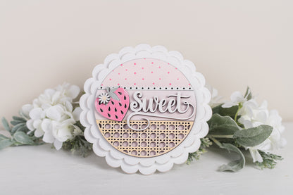 Strawberry Patch DIY Tiered Tray Kit