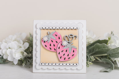 Strawberry Patch DIY Tiered Tray Kit