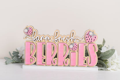 Strawberry Patch DIY Shelf Sitter Kit