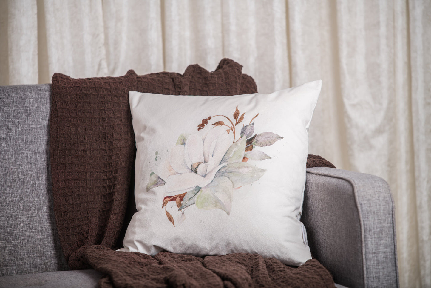 Magnolia Pillow Cover #3