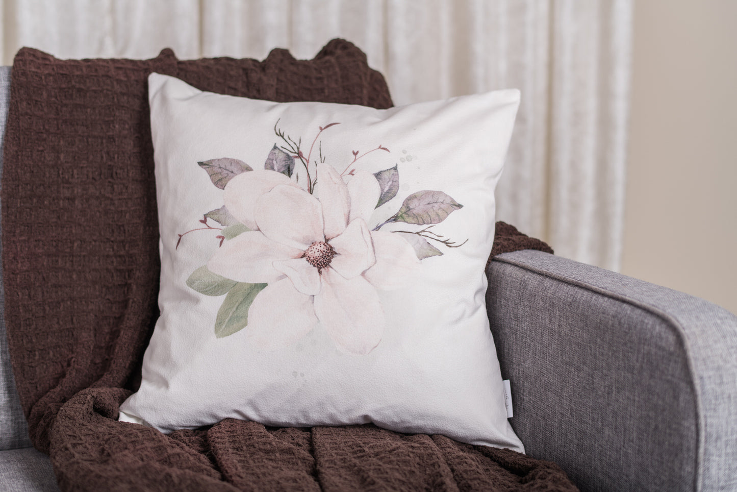 Magnolia Pillow Cover #1