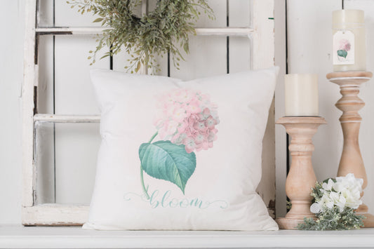 Flower Market Hydrangea Pillow Cover
