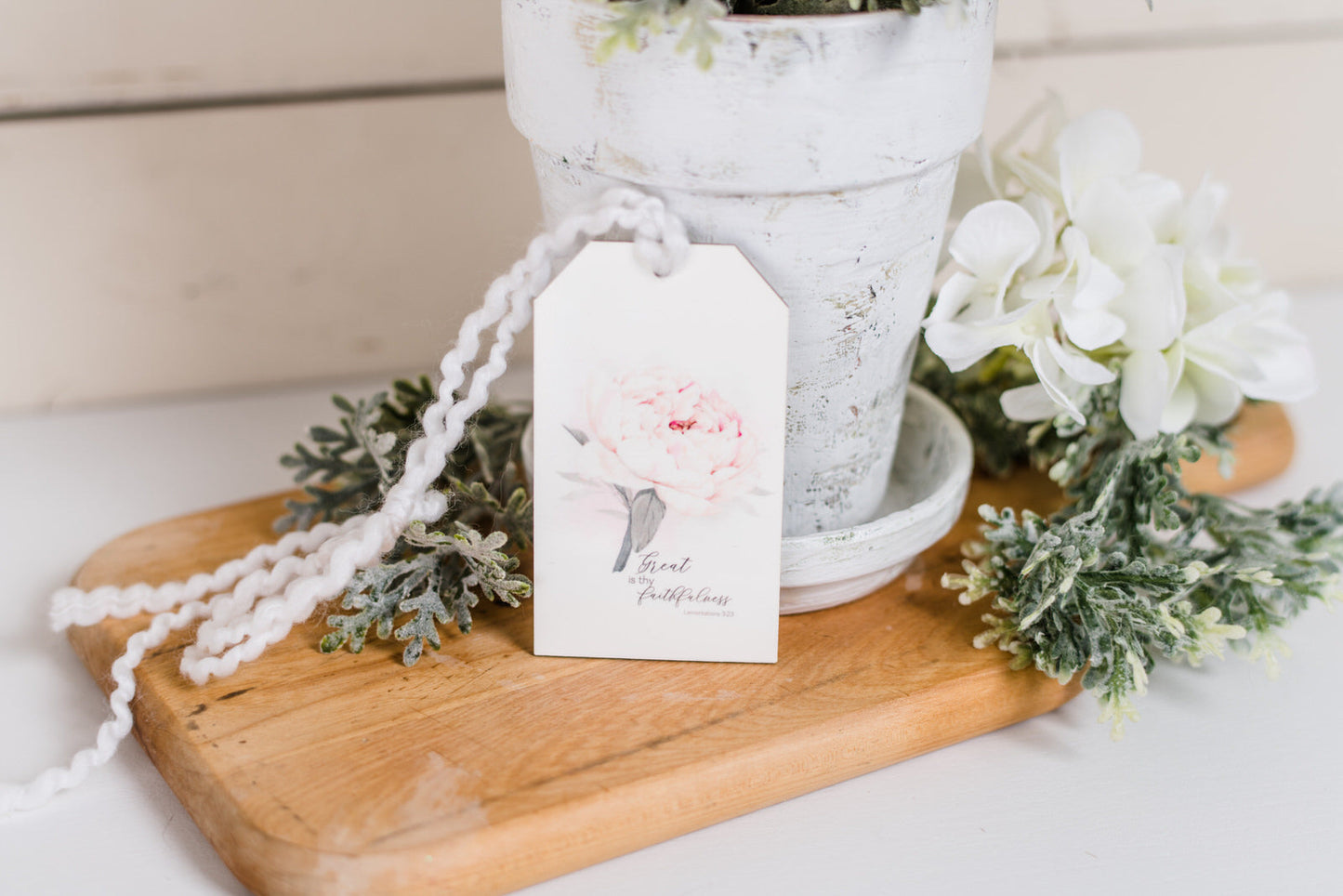 Winterberry - His Mercy Is More Decor Tag
