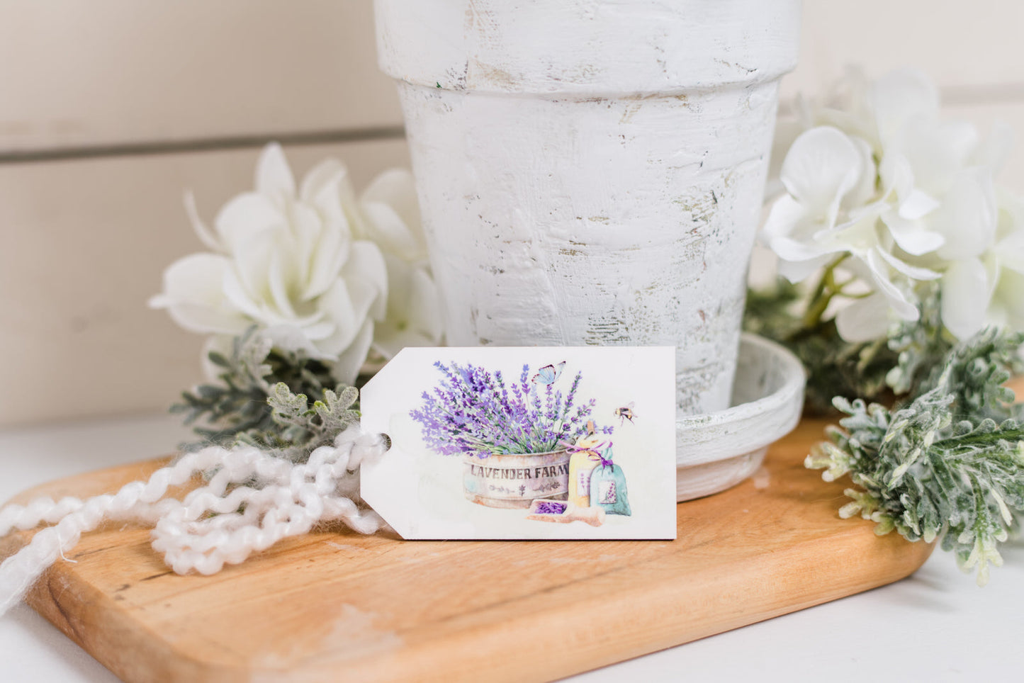 Spring Bloom Boots Decor Tag