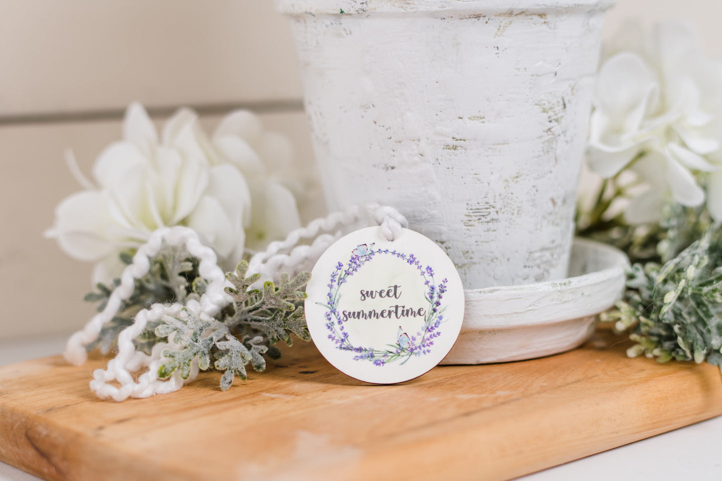 French Lavender - Butterfly Decor Tag