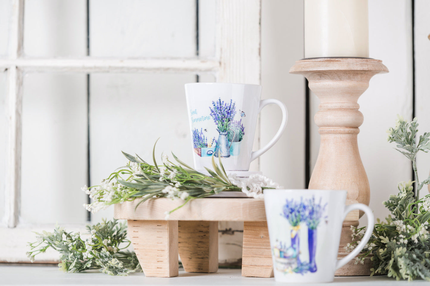 French Lavender Coffee Mugs