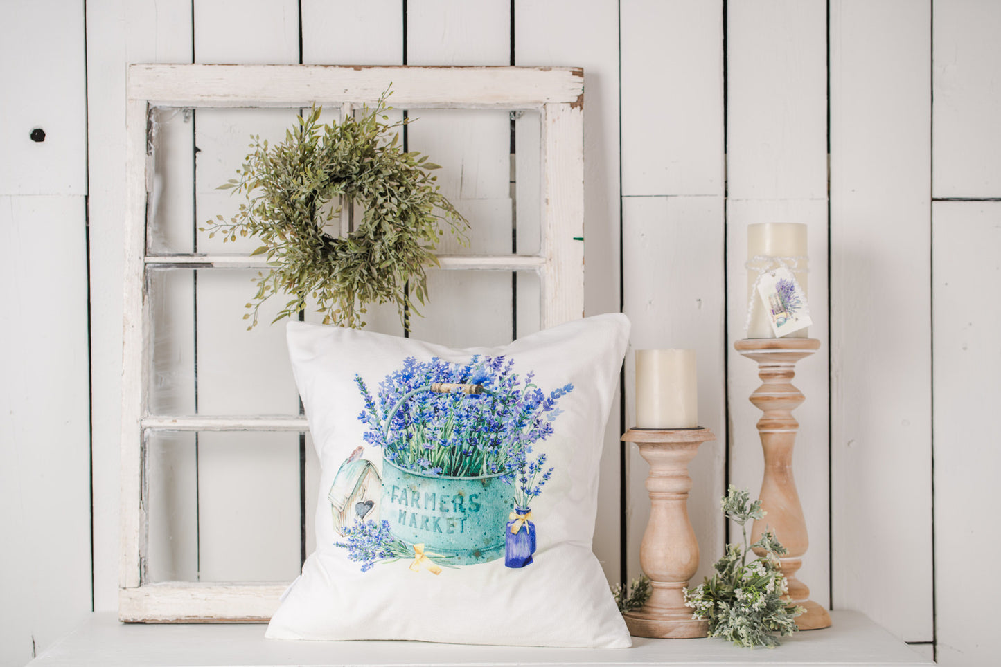 French Lavender Pillow Cover