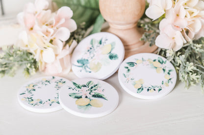 lemon coasters

