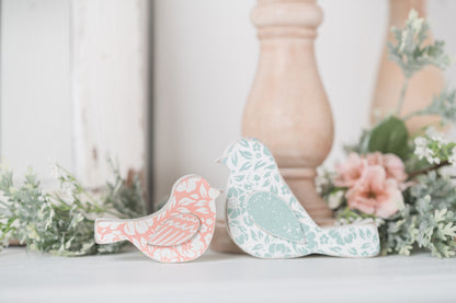 Spring Wooden Birds