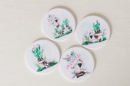 Spring Garden Coasters