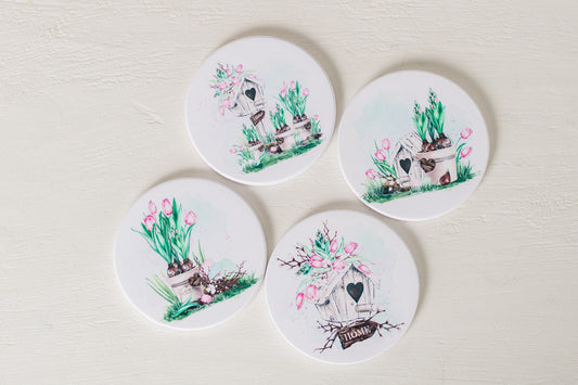 Spring Garden Coasters