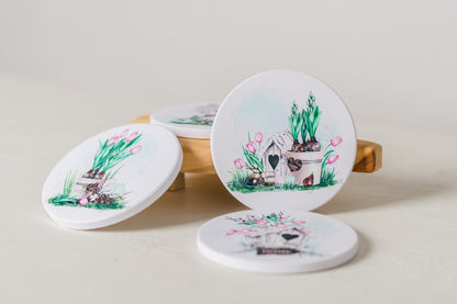 Spring Garden Coasters