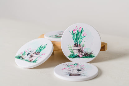 Spring Garden Coasters