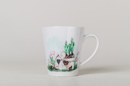 Spring Garden Latte Mugs