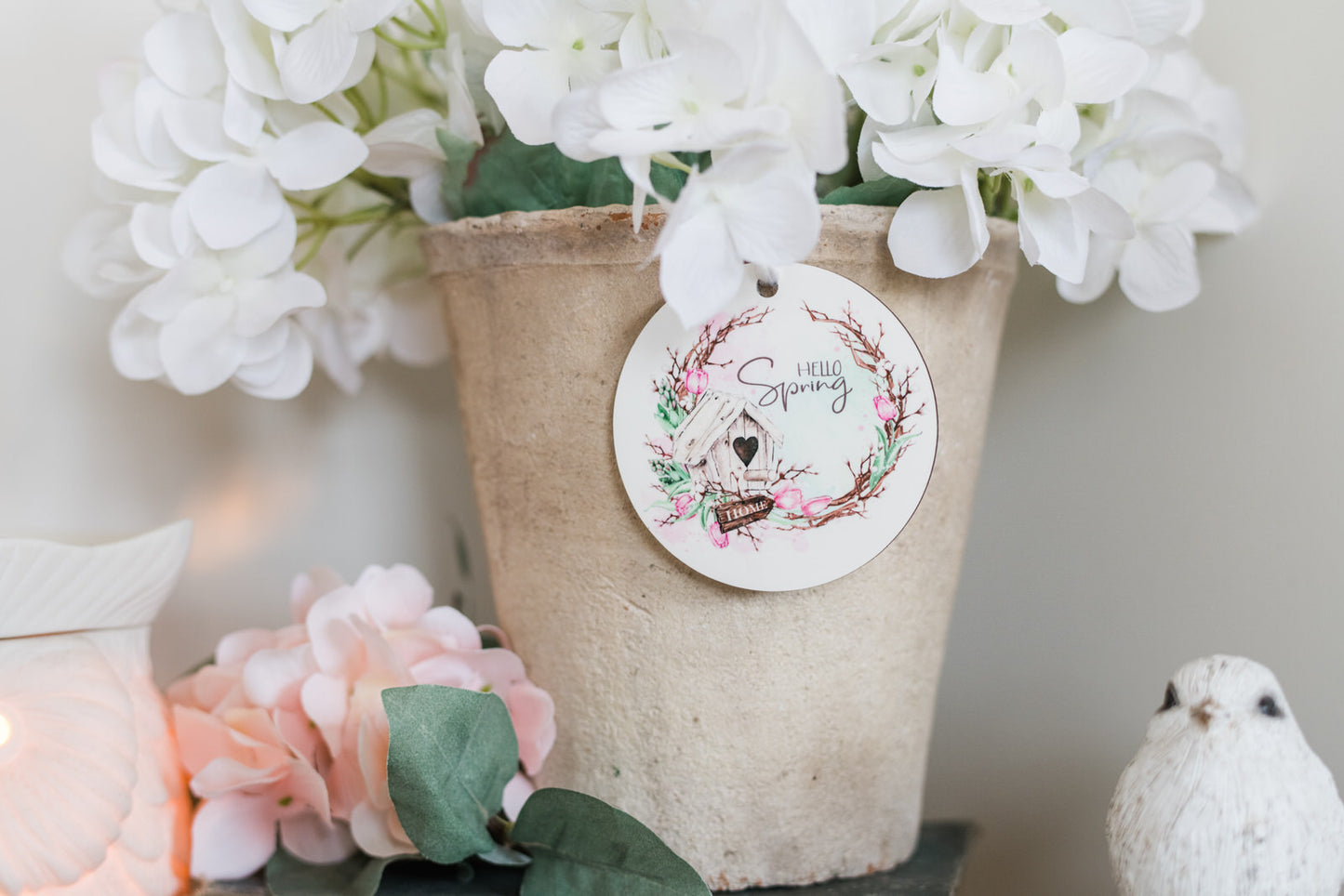 Spring Garden - Hello Spring Decor Tag