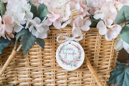 Spring Garden Decor Tag