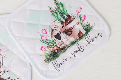 Spring Garden Pot Holders