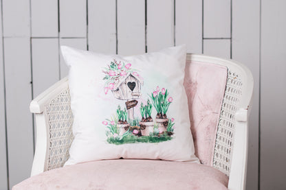 Spring Garden Pillow Cover