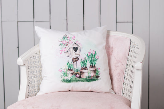 Spring Garden Pillow Cover