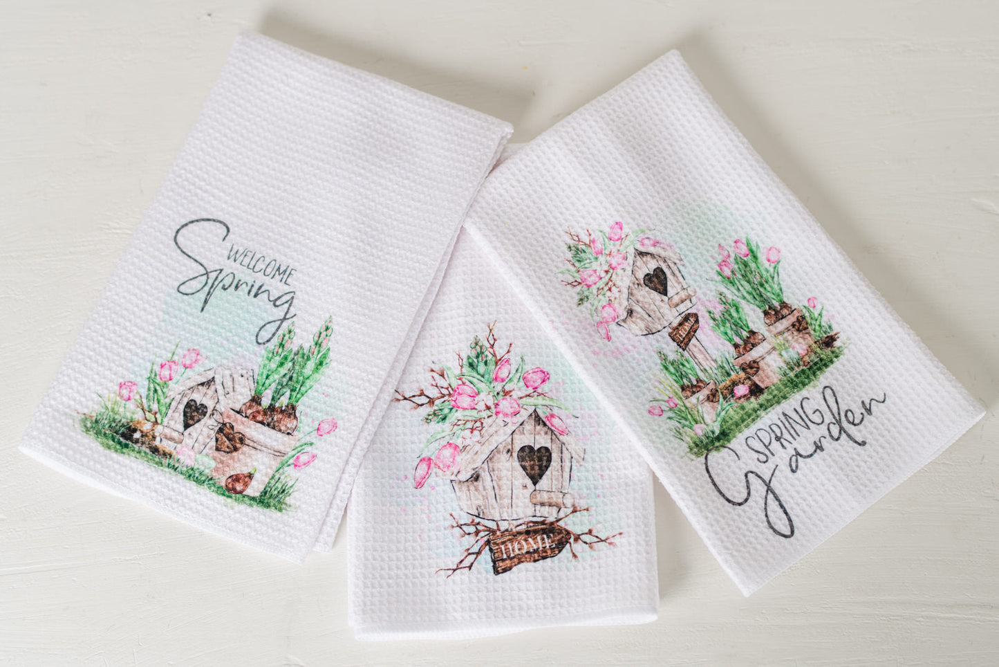 Spring Garden Tea Towels