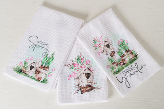 Spring Garden Tea Towels