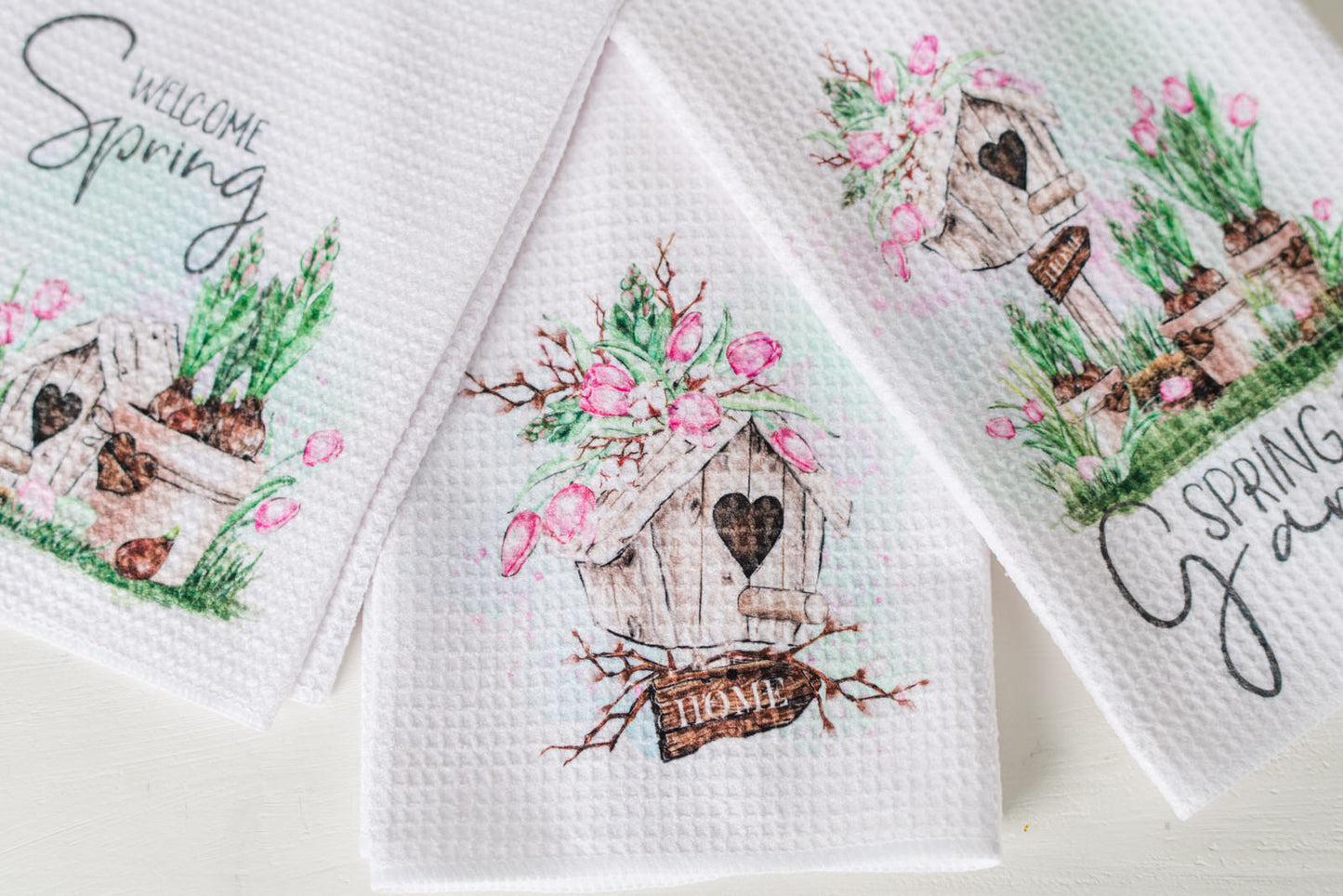 Spring Garden Tea Towels